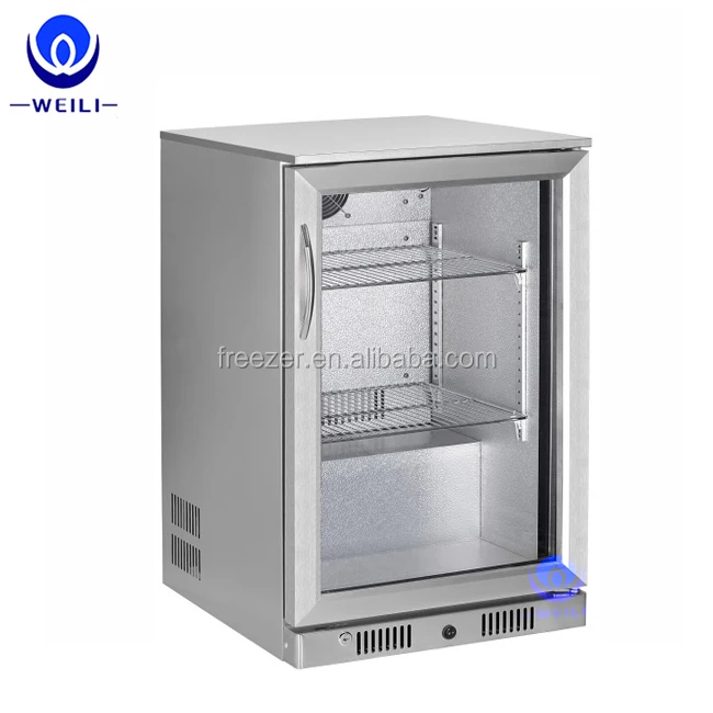 228l Double Door Commercial Back Bar Refrigerator Beer Cooler Energy