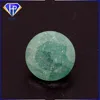 Round machine cut internal crack cubic zirconia