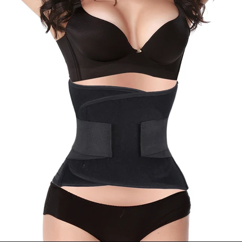 

Latest Design Custom Logo Slimming Black Plus Size Hooks Breathable Waist Trainer For Women, As show