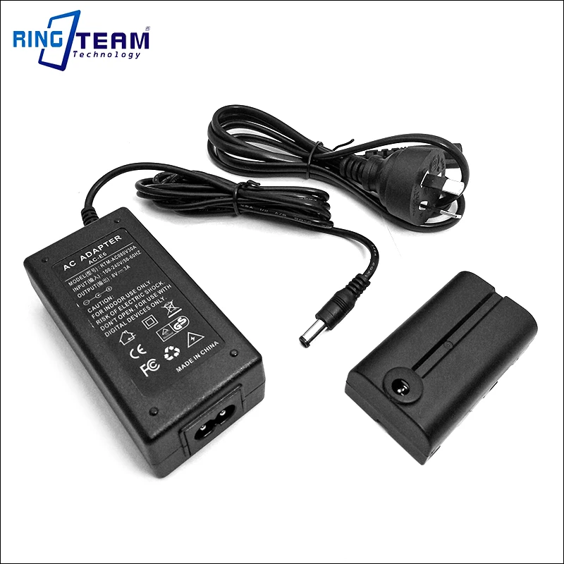 

8V AC Power Adapter Plus NP-F550 Dummy Battery Replace NP-F970 F750 F570 for Viltrox Godox Neewer YongNuo NanGuan Photo Lights