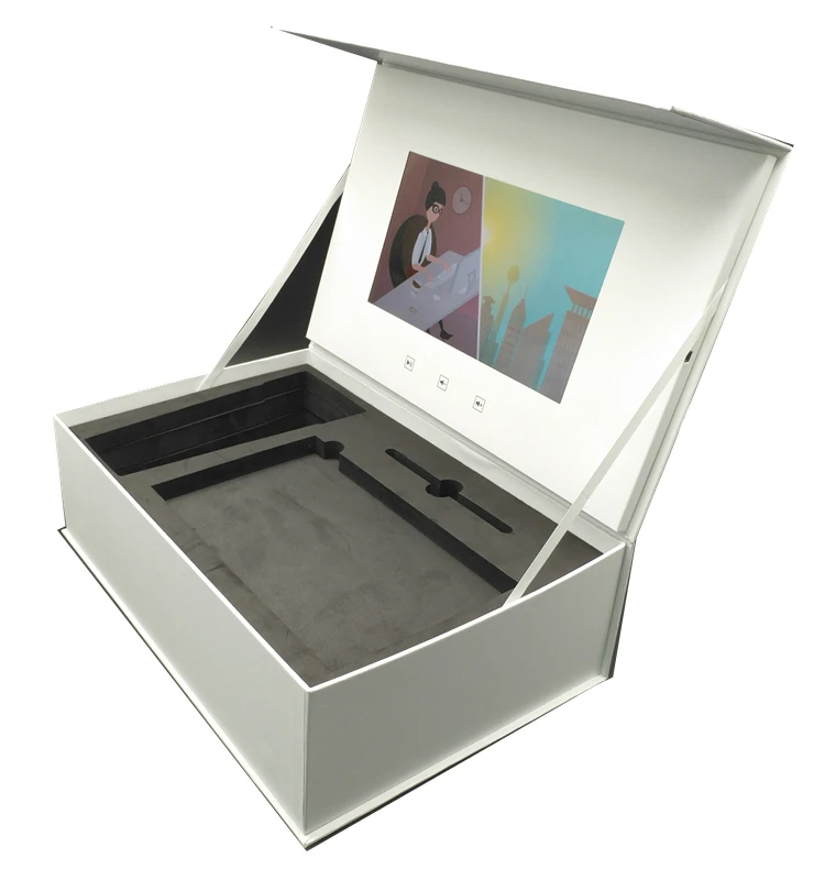 Etg Video Book,Digital Lcd Brochure Box With 7 Inches Lcd Display For