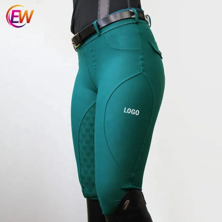 

EW Horse Women Hot Sale Styles Silicone Grip Full Seat Horse Riding Jodphurs Leggings, Customized color
