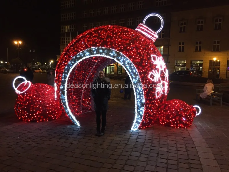 Outdoor Christmas Lighted Balls Led Sphere Light - Buy Large Outdoor ...