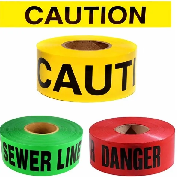 Custom Hazard Ldpe Warning Barricade Caution Safety Tape Fence Barrier ...