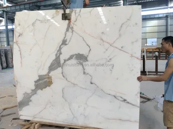High End Imported Calatata Gold Marble Slab Marble Flooring Design