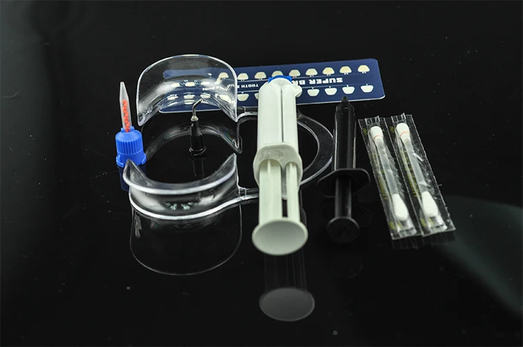 
Dental teeth whitening products 35%hp dual barrel syringe 