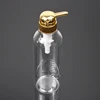 custom 450ml colorless PET liquid soap dispenser bottle for hair conditioner