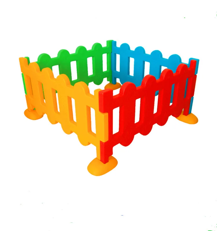 

Colorful kindergarten plastic fence for children, Bule,yellow,red,colorful