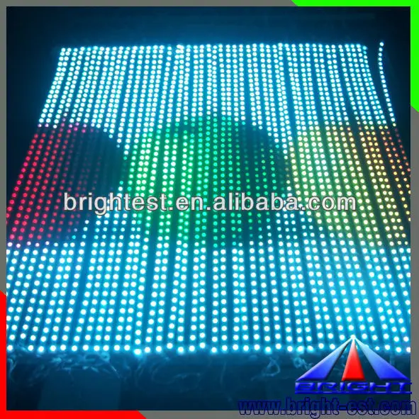 Outdoor Transparent Flexible Led Display / Strip Led Display / Curved