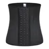 30cm 25steel bone natural rubber mesh abdomen sports slimming Body shaper corset waist trainers