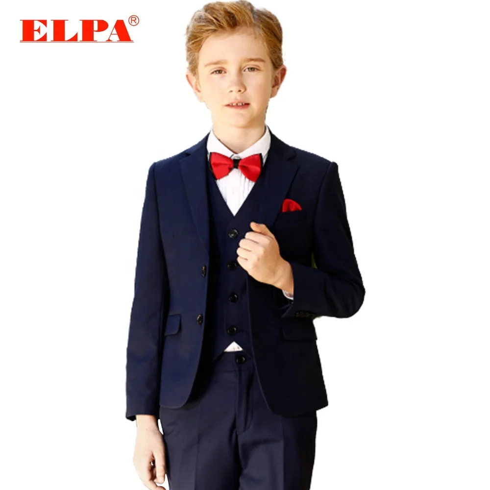 

ELPA readymade junior boy dress suits set boys formal occasion wear suits for wedding, Navy /blazer /red/royal blue