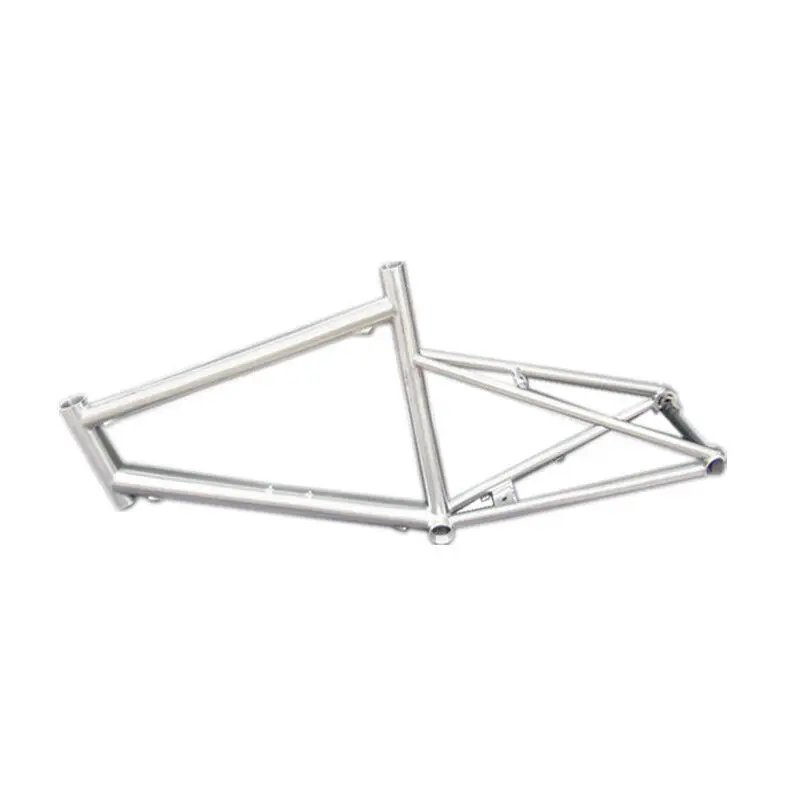 

custom 410-440mm Titanium mini velo frame bike frame with 20" wheelsize bike frame