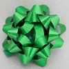 Halloween decoration star bow/mini Star bow by machine for X'mas day and gift boxes in holographic poly material