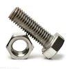 Factory stock Stainless steel A2 A4 DIN931 partial half thread Hex bolt and nut and washer