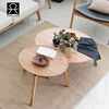 Hanm modern high quality round wooden tea table coffee table
