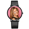 Change Background Customized Own Logo Blank Dial Sublimation Watch with My Picture Photo
