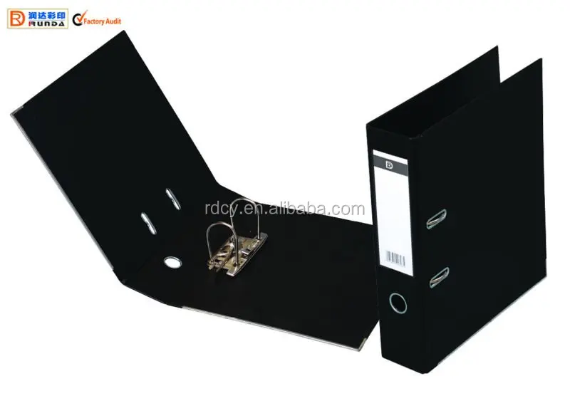 
A4 size eco-friendly PVC cover lever arch file with box 