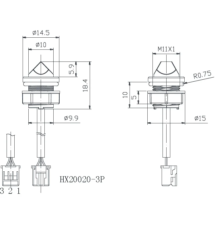 Hot sale FS-IR82 niveau sensor water fluid level sensor washing machine water level sensor