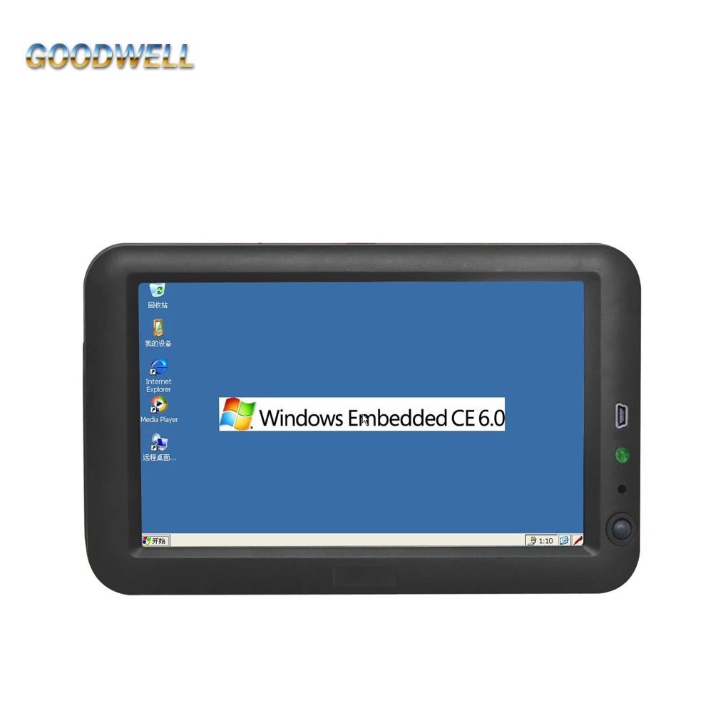 Touch Mini PC 7 Inch Tablet with Removeable Battery ,RS232, Lan Port,800x 4800