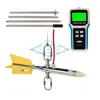 Automatic portable velocity flow level electromagnetic water river flow meter