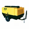 7-35 Bar Industrial Heavy Duty High Pressure Oil Injected Direct Driven Diesel Engine Portable Mobile Rotary Screw Type Air Comp