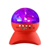 Portable 1000mAh Chargeable LED Wireless Blue tooth Speaker with Rotating Stage Light Radio Mini Audio Colorful Lighting Speaker