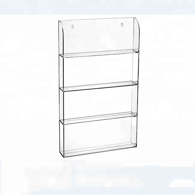 Clear Acrylic Nail Polish Wall Rack Acrylic Organizer And Display Buy Nail Polish Display Rack