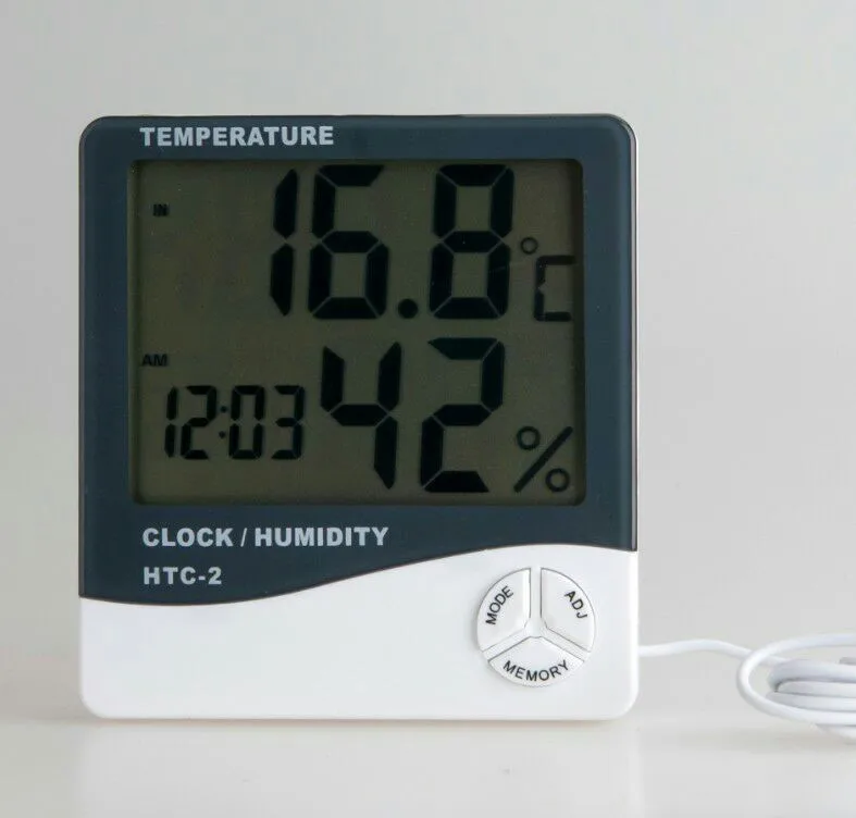 Hot Selling Htc-2 Digital Lcd Home Room Temperature Household Ambient ...