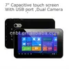 Hot selling tablet pc windows 3g sim card slot support dual camera with hifi sound