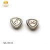 Custom making luggage and bag accessories debossed logo different type metal decorative rivets