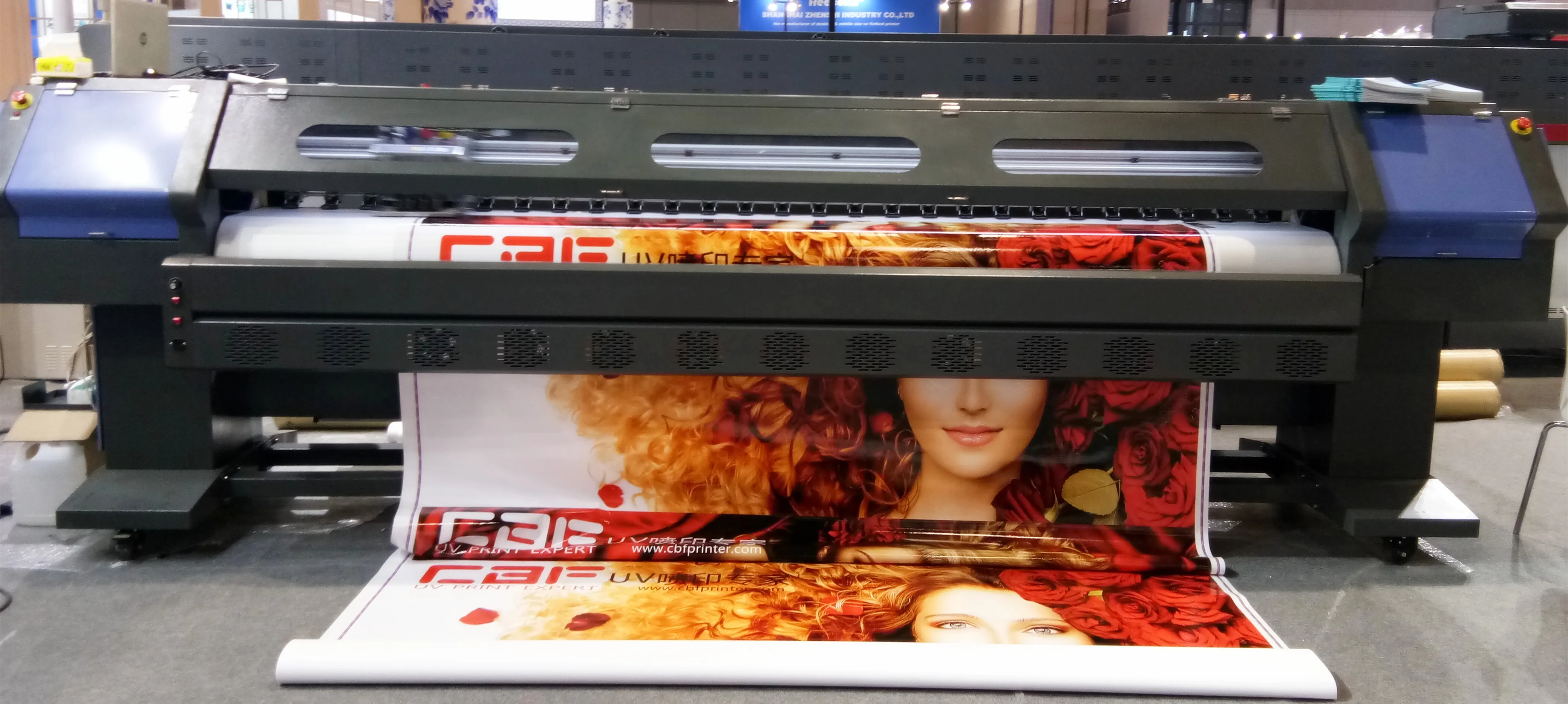 High Quality  3.2m Solvent Printer 512i head Flex banner Vinyl Mesh Adhesive PVC paper Canvas