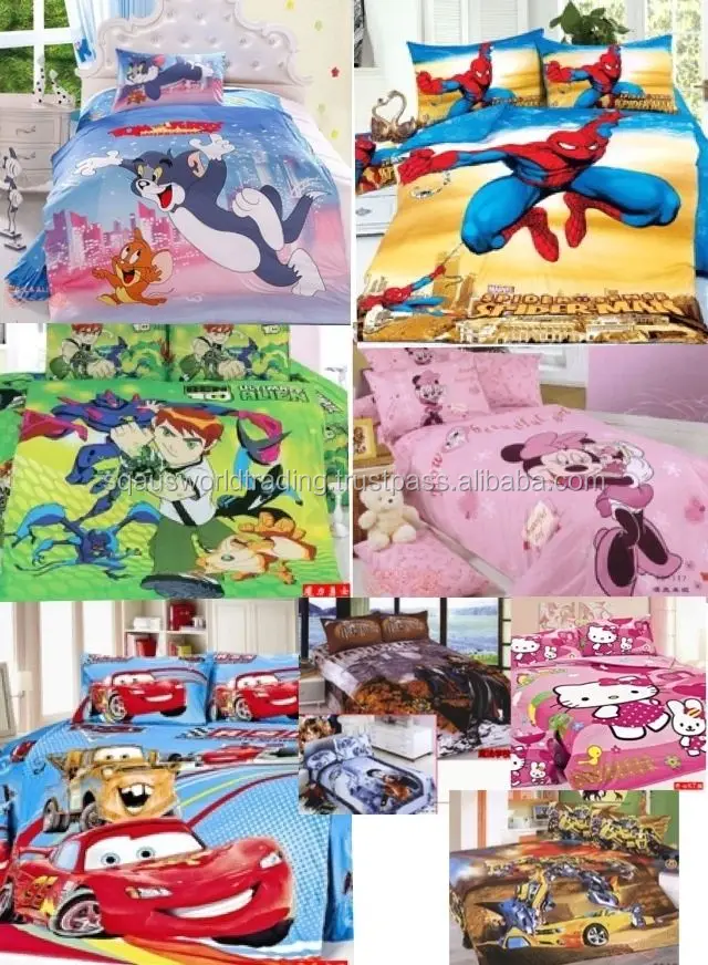 New Baby Character Single Twin Bedding Quilt Cover Set 3 Pcs Buy