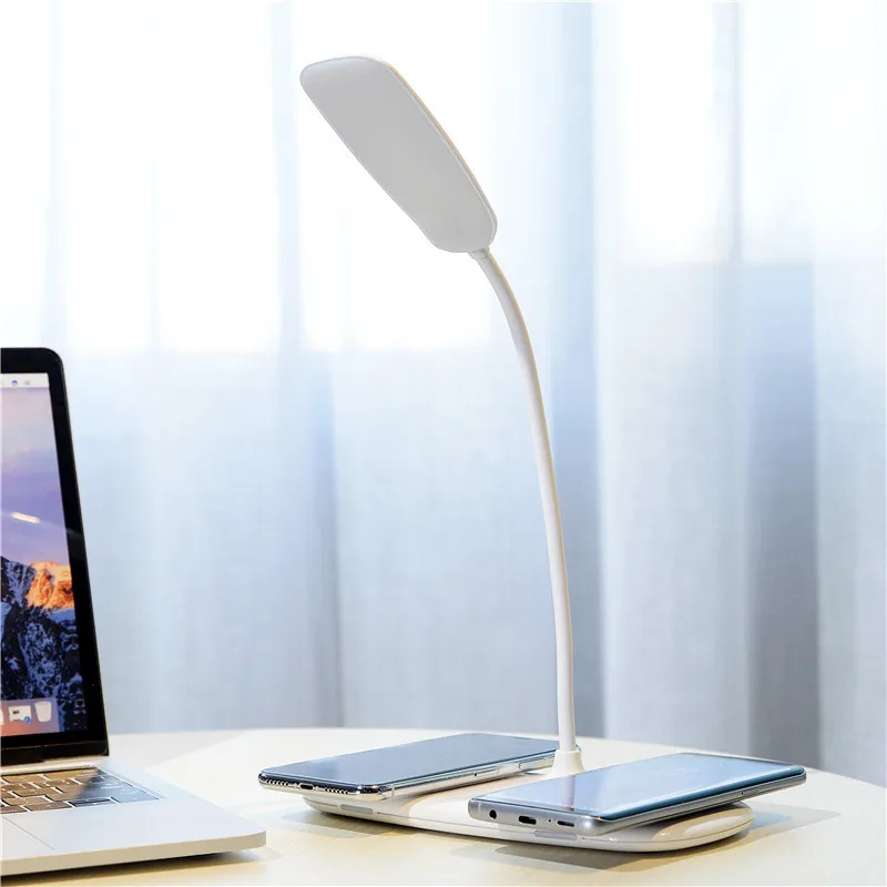 New 2019 Trending Product Led Desk Lamp With Wireless Charger