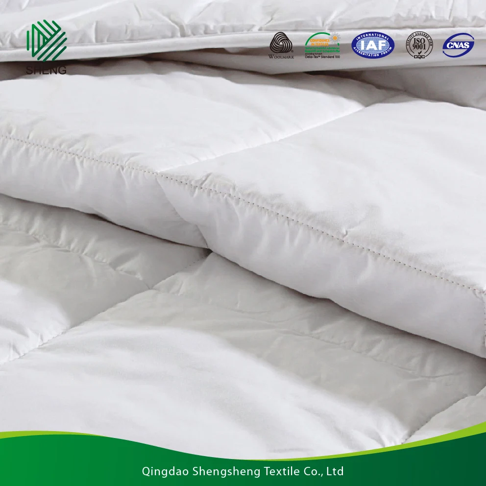 
China Wholesale 100% Natural Luxury Washable Quilt Comforter Wool Duvet 