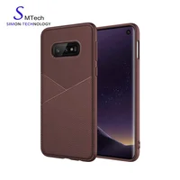 

Leather line cover for samsung galaxy S10 lite TPU phone case