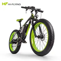 

26' 48V 1000W Green POWER Fat Tire Electric Bicycle Beach Snow Bike for European warehouse