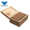 Custom handmade jewelry birch wood gift box