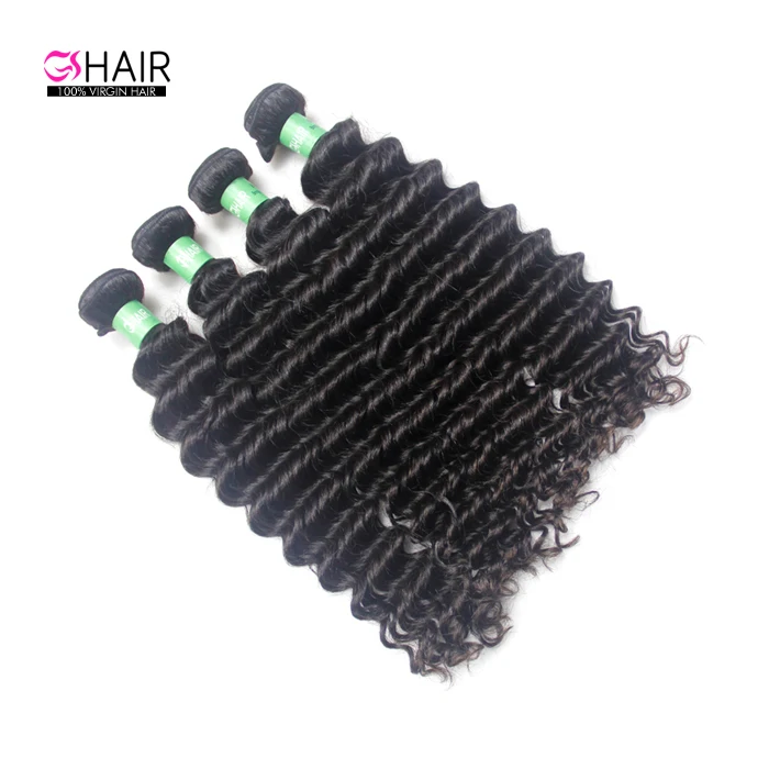 

2019 deep curly human hair vendors cuticles aligned extensiones de cabello humano al por mayor, Natural color #1b