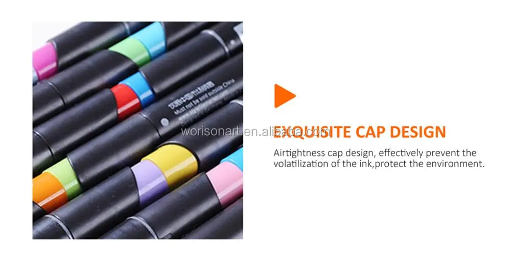 デュアルチップアートマーカー イラストに最適な油性ペン大人の着色スケッチとカード作成 Buy 永久マーカー ペイントマーカー アートマーカーペン Product On Alibaba Com