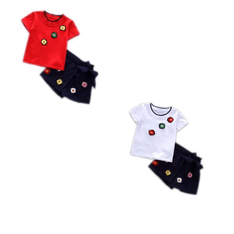 

High quality and inexpensive summer girl clothing set wholesale with fair price, As pic shows;we can according to your request also
