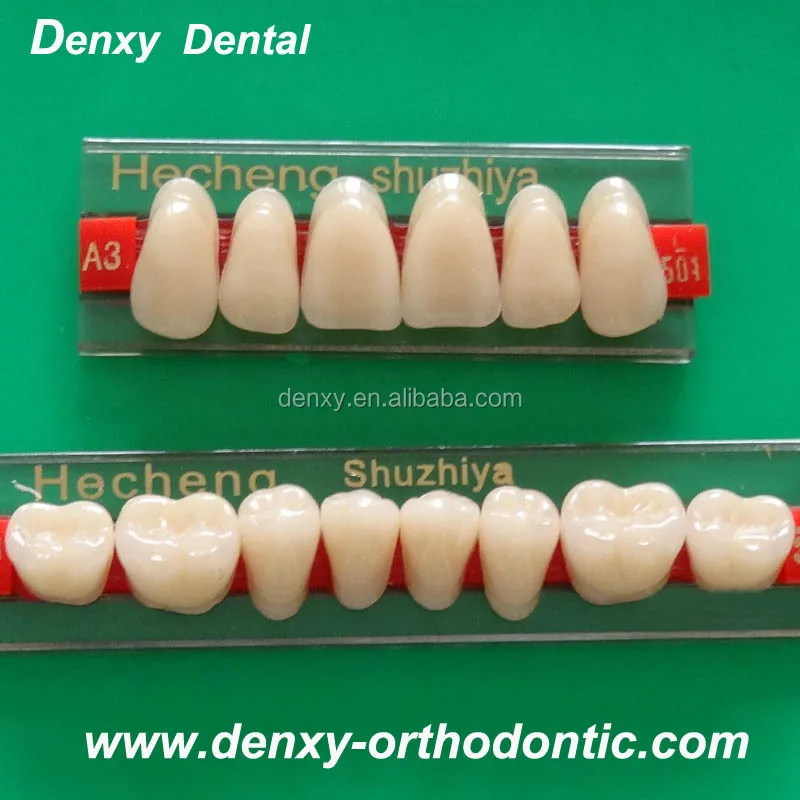 Dental Supplies Composite Denture Teeth Acrylic Teeth Synthetic Resin