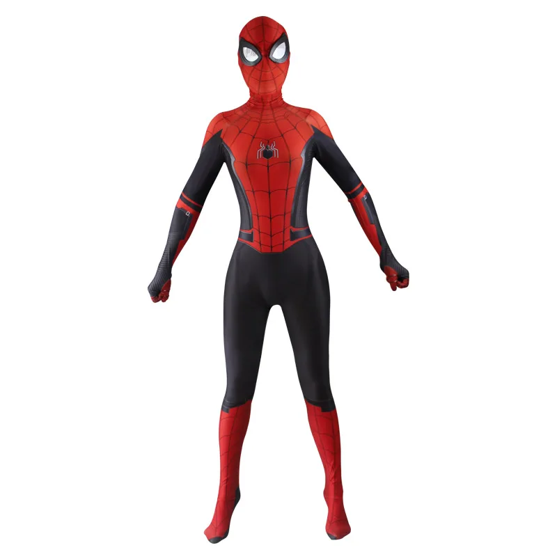 

Far from Home Spider-Man Costume Kids 2019 Film FFH Cosplay Best Halloween Costume Spiderman Suit Adults