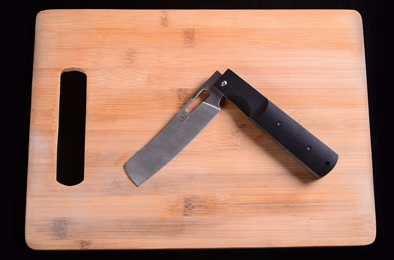 Folding Chef Knife G10 Handle 440a Stainless Steel Professional Pocket