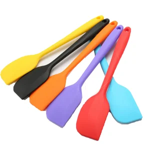 Image of Factory For Sale 240*41mm Eco-Friendly Silicone Mini Food Scraper Cake Spatula Set Silicone