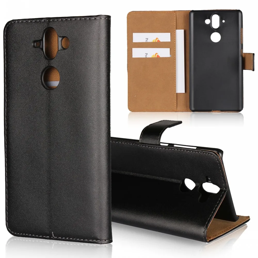 

iCoverCase Phone Cover Flip Book Style Wallet Case For Nokia 1 2 3 5 6 7 8 9 X6 6.1 Plus 2018 Leather Cover, Black