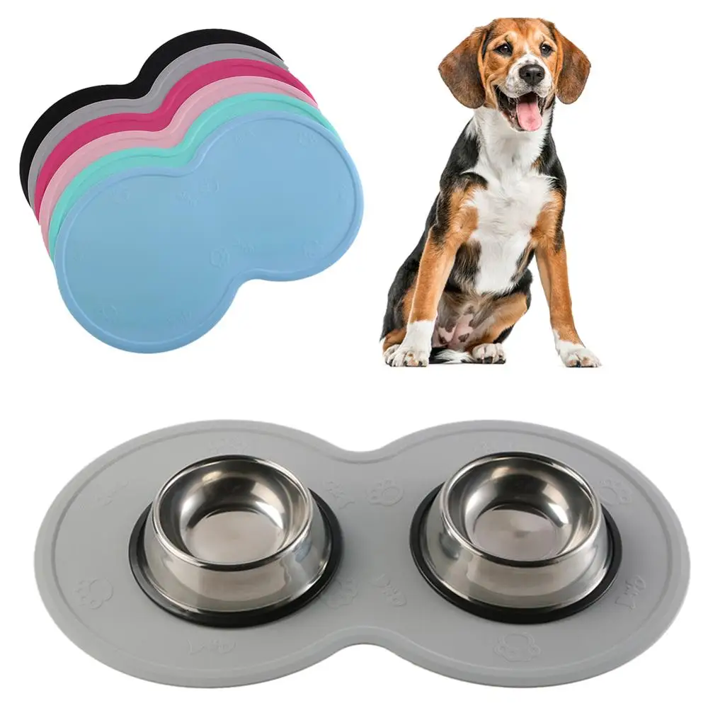 

Reusable Durable High Quality Cloud Shape Pet Feeding Mat Hot Selling Silicone Pet Mat, Black, pink, blue, green, grey, rose red