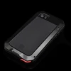Luxury Shockproof waterproof phone case for samsung S8 note 9 Armor Aluminum Metal Cover Gorilla Glass Hard Cover