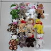 small animal emoji stuffed plush soft toy , 15 cm bear keychains