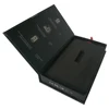 Wedding stick linen cable flash drive packaging gift usb box