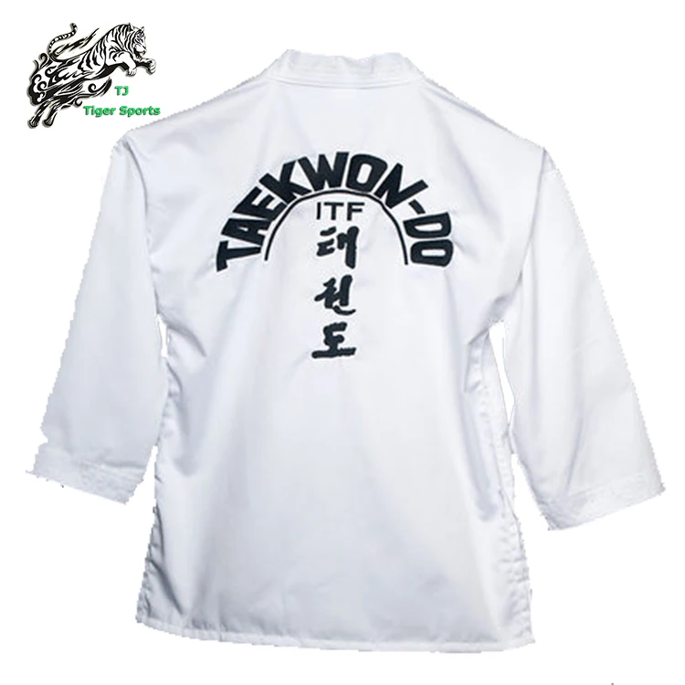 

ITF cheap white taekwondo uniform taekwondo dobok
